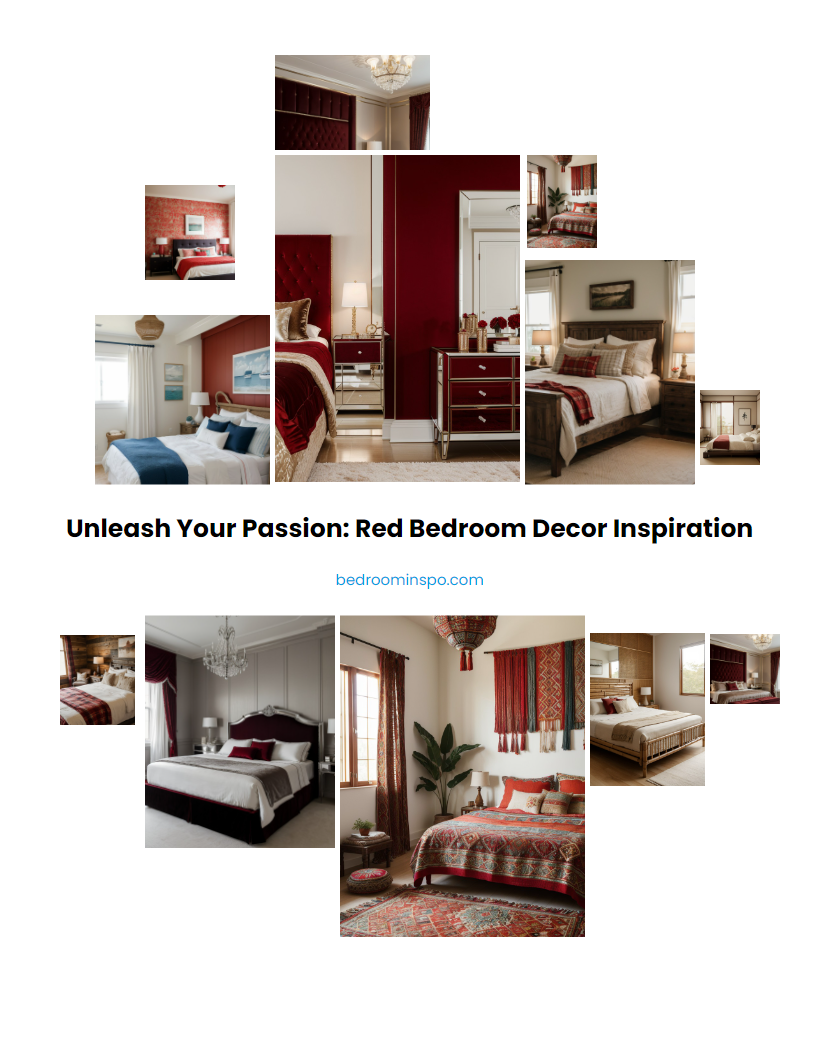 Unleash Your Passion: Red Bedroom Decor Inspiration