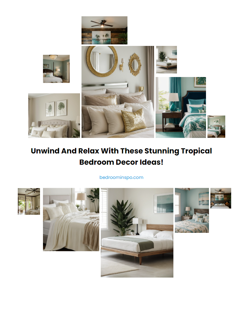 Unwind and Relax with these Stunning Tropical Bedroom Decor Ideas!