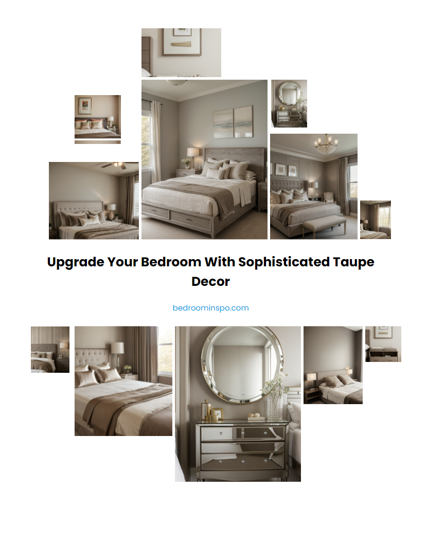 Upgrade Your Bedroom with Sophisticated Taupe Decor