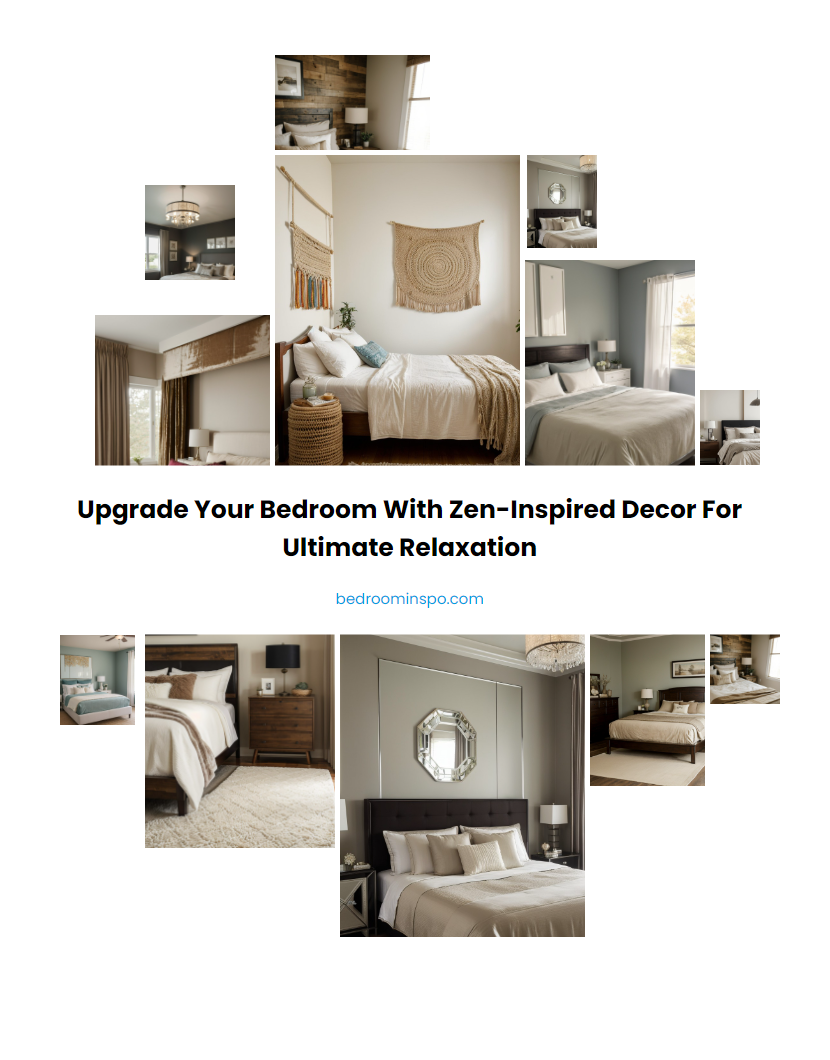 Upgrade Your Bedroom with Zen-Inspired Decor for Ultimate Relaxation