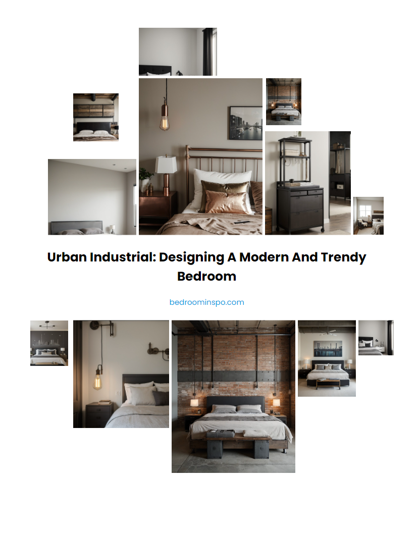 Urban Industrial: Designing a Modern and Trendy Bedroom