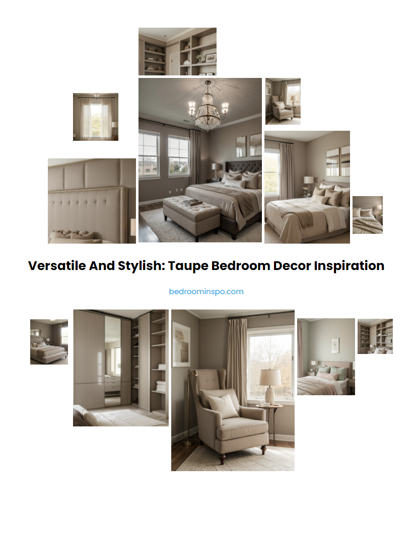 Versatile and Stylish: Taupe Bedroom Decor Inspiration