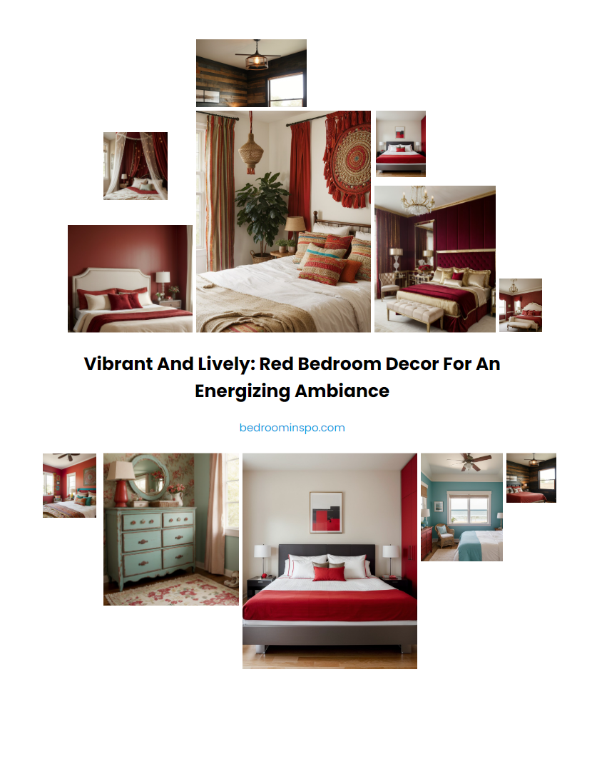 Vibrant and Lively: Red Bedroom Decor for an Energizing Ambiance