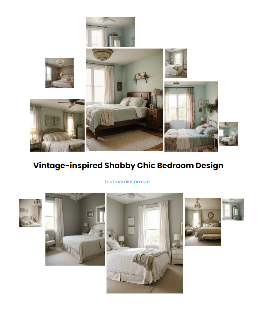 Vintage-inspired Shabby Chic Bedroom Design