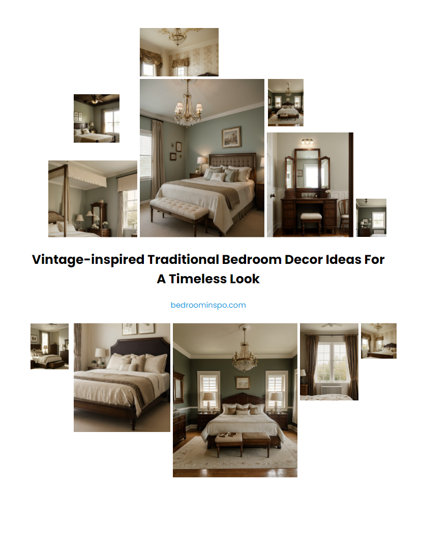 Vintage-inspired Traditional Bedroom Decor Ideas for a Timeless Look