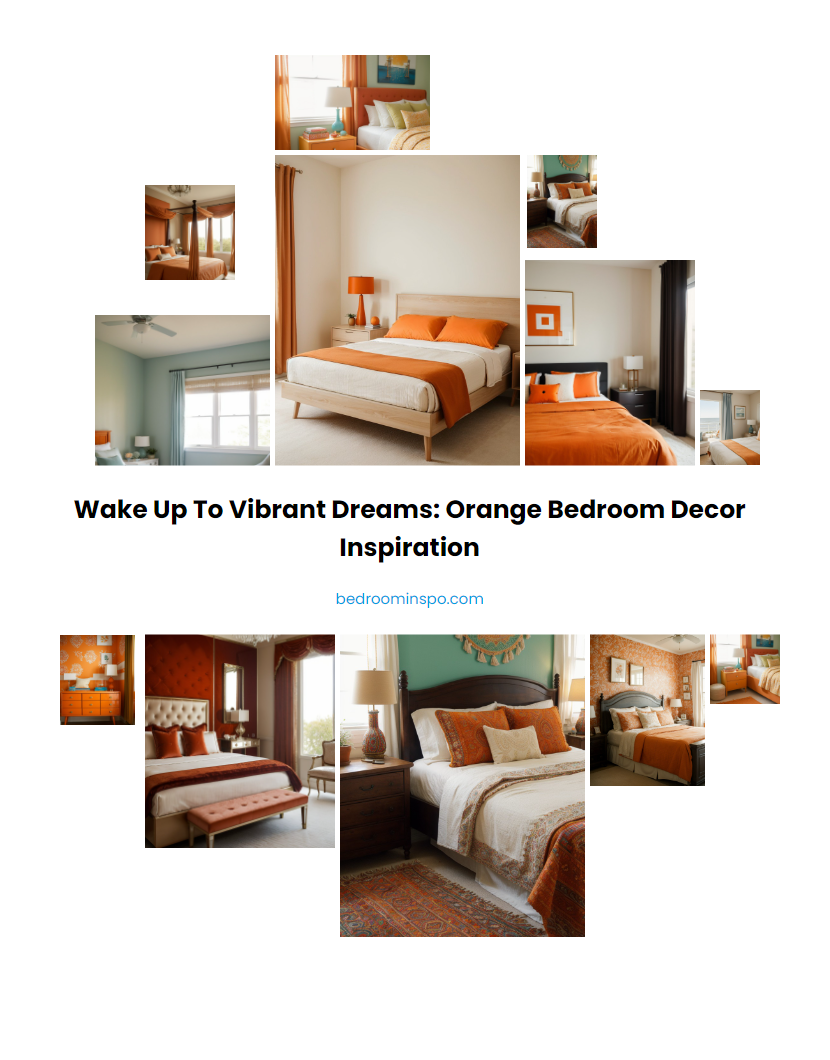 Wake up to Vibrant Dreams: Orange Bedroom Decor Inspiration