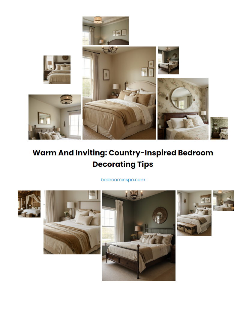 Warm and Inviting: Country-Inspired Bedroom Decorating Tips