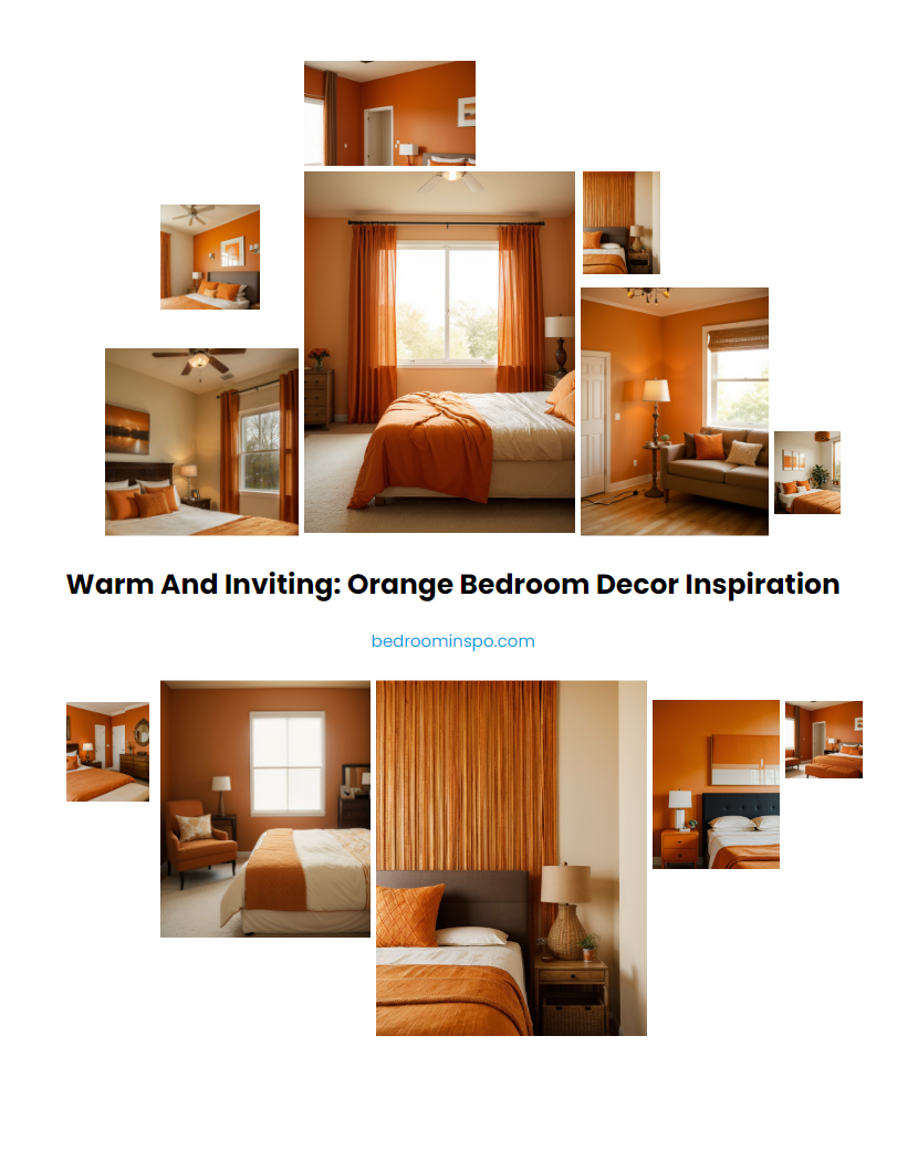 Warm and Inviting: Orange Bedroom Decor Inspiration