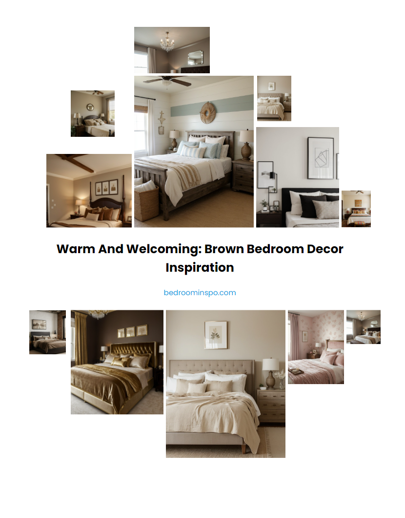 Warm and Welcoming: Brown Bedroom Decor Inspiration