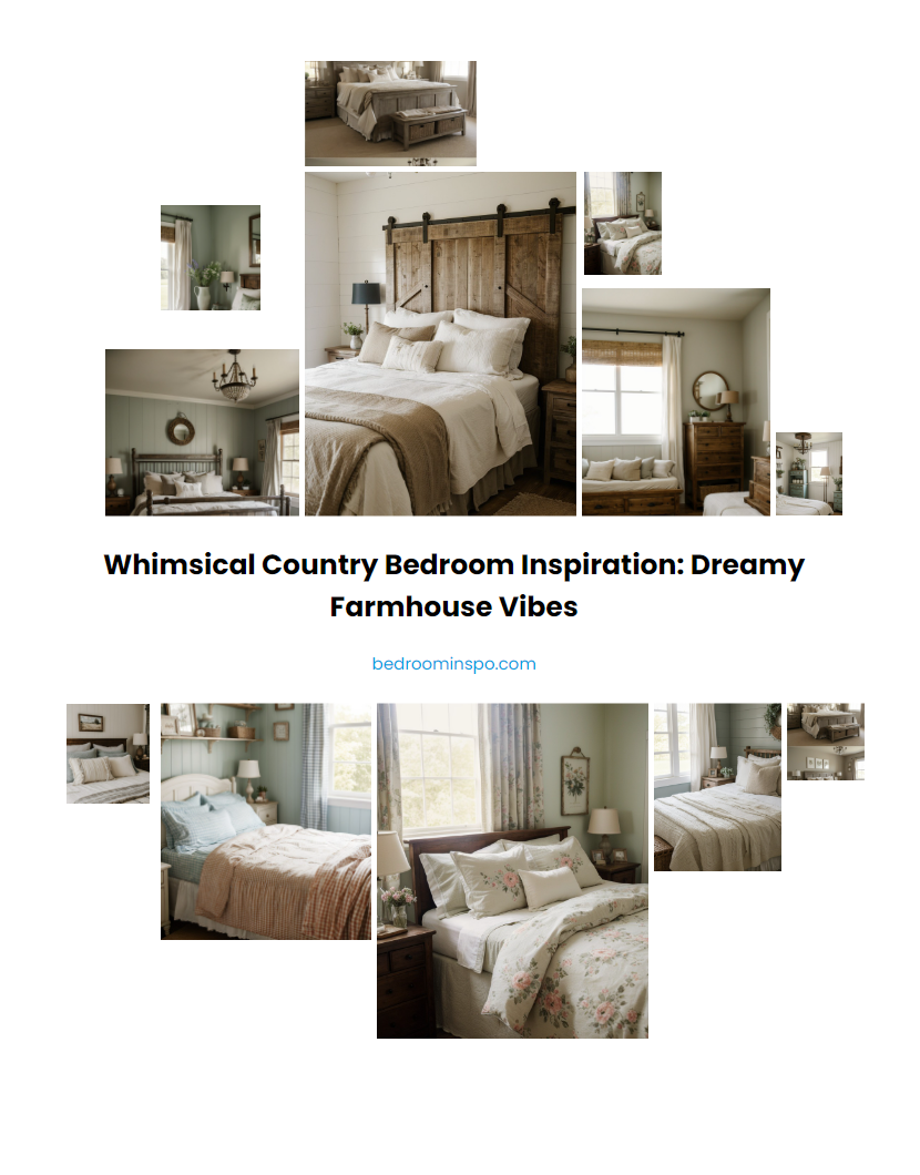 Whimsical Country Bedroom Inspiration: Dreamy Farmhouse Vibes