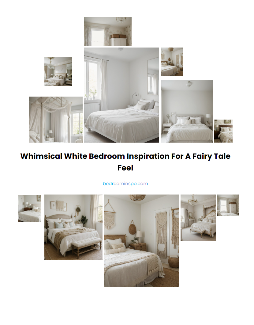 Whimsical White Bedroom Inspiration for a Fairy Tale Feel