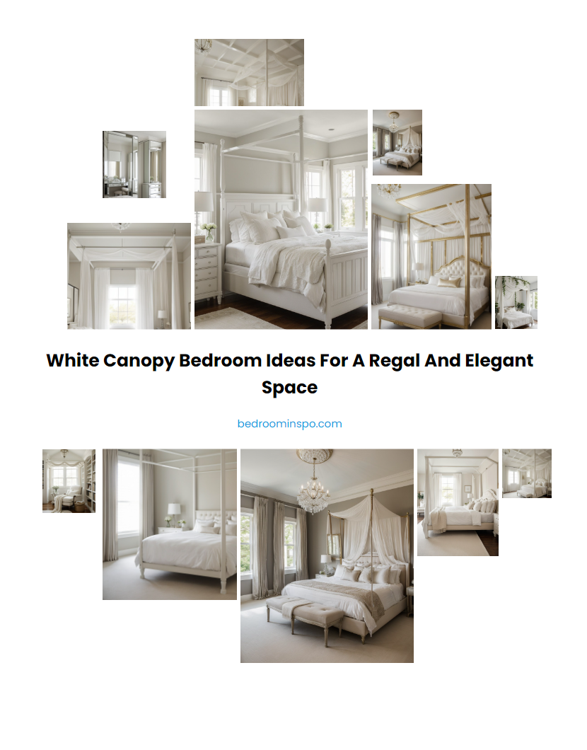 White Canopy Bedroom Ideas for a Regal and Elegant Space