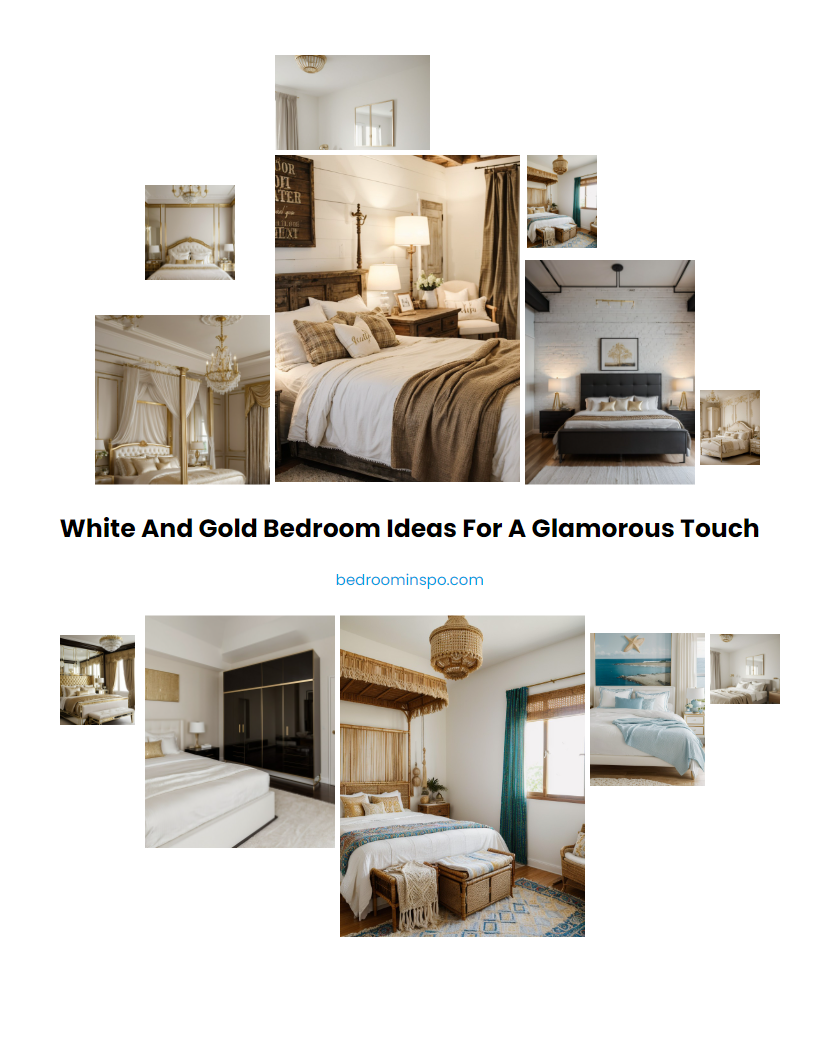 White and Gold Bedroom Ideas for a Glamorous Touch