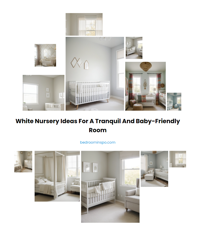 White Nursery Ideas for a Tranquil and Baby-Friendly Room