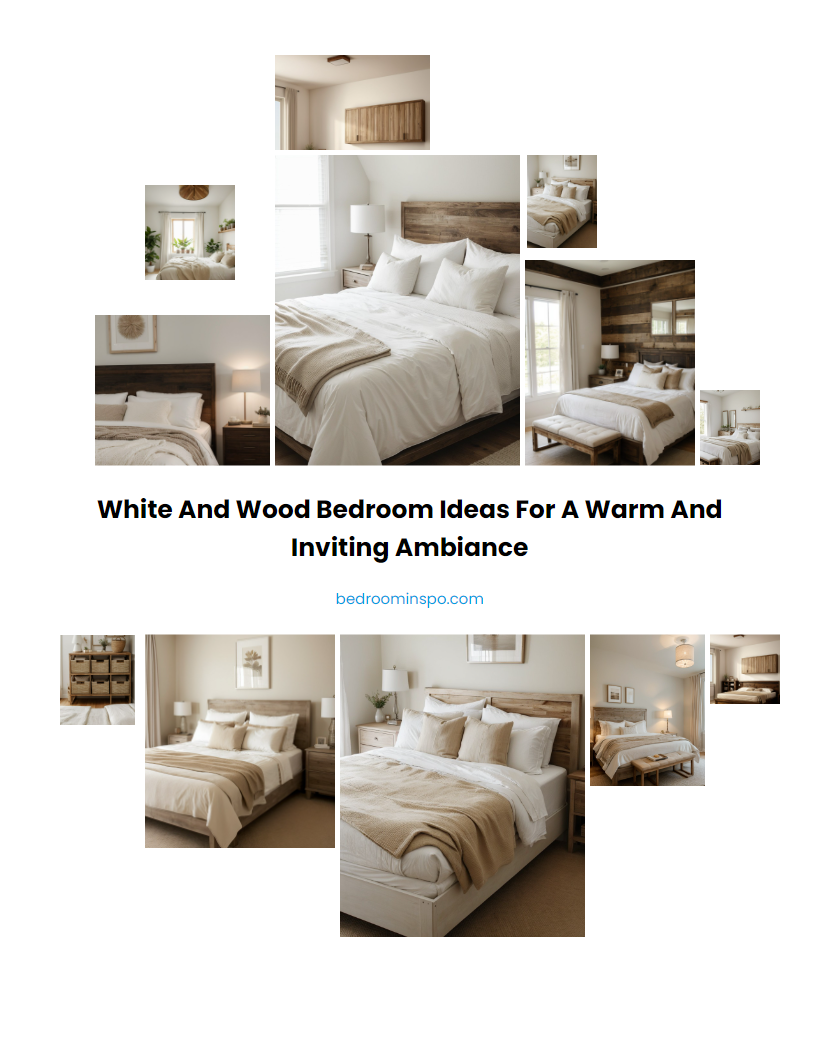 White and Wood Bedroom Ideas for a Warm and Inviting Ambiance