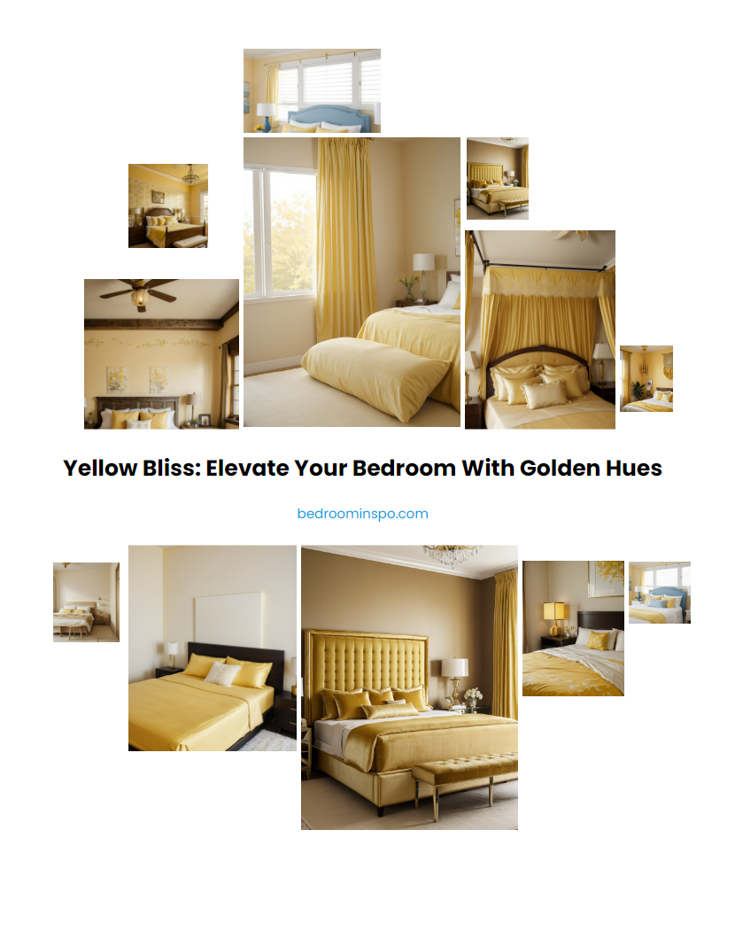 Yellow bliss: Elevate your bedroom with golden hues