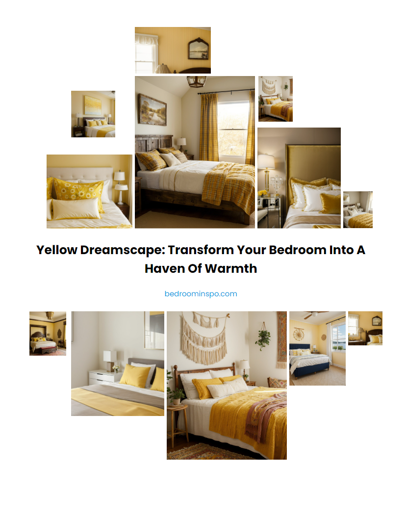 Yellow dreamscape: Transform your bedroom into a haven of warmth