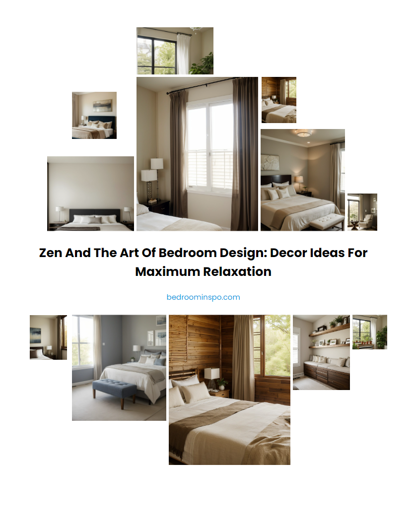 Zen and the Art of Bedroom Design: Decor Ideas for Maximum Relaxation