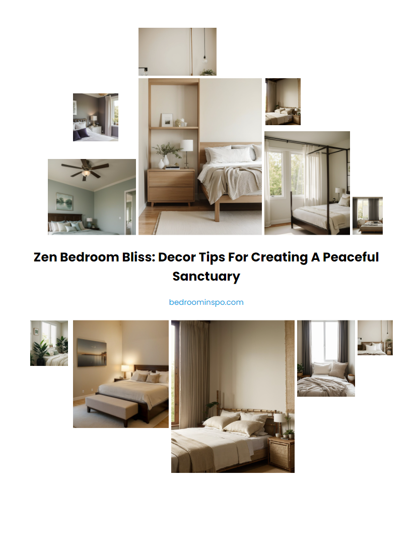 Zen Bedroom Bliss: Decor Tips for Creating a Peaceful Sanctuary