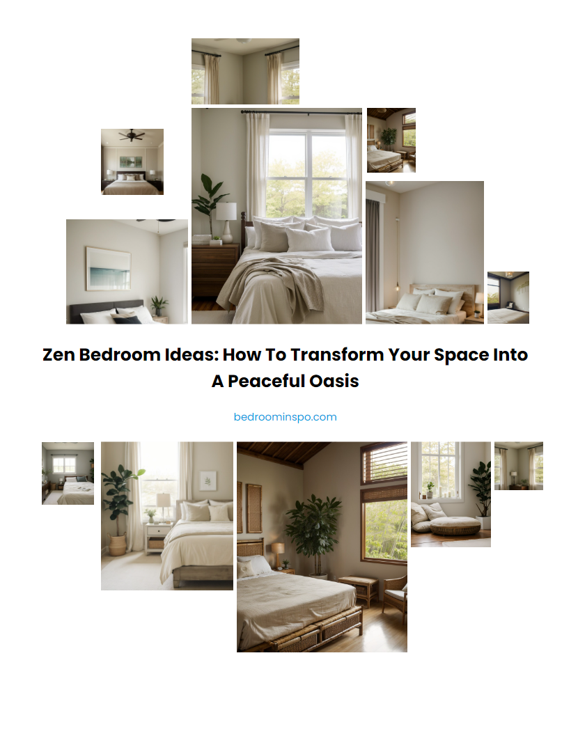 Zen Bedroom Ideas: How to Transform Your Space into a Peaceful Oasis