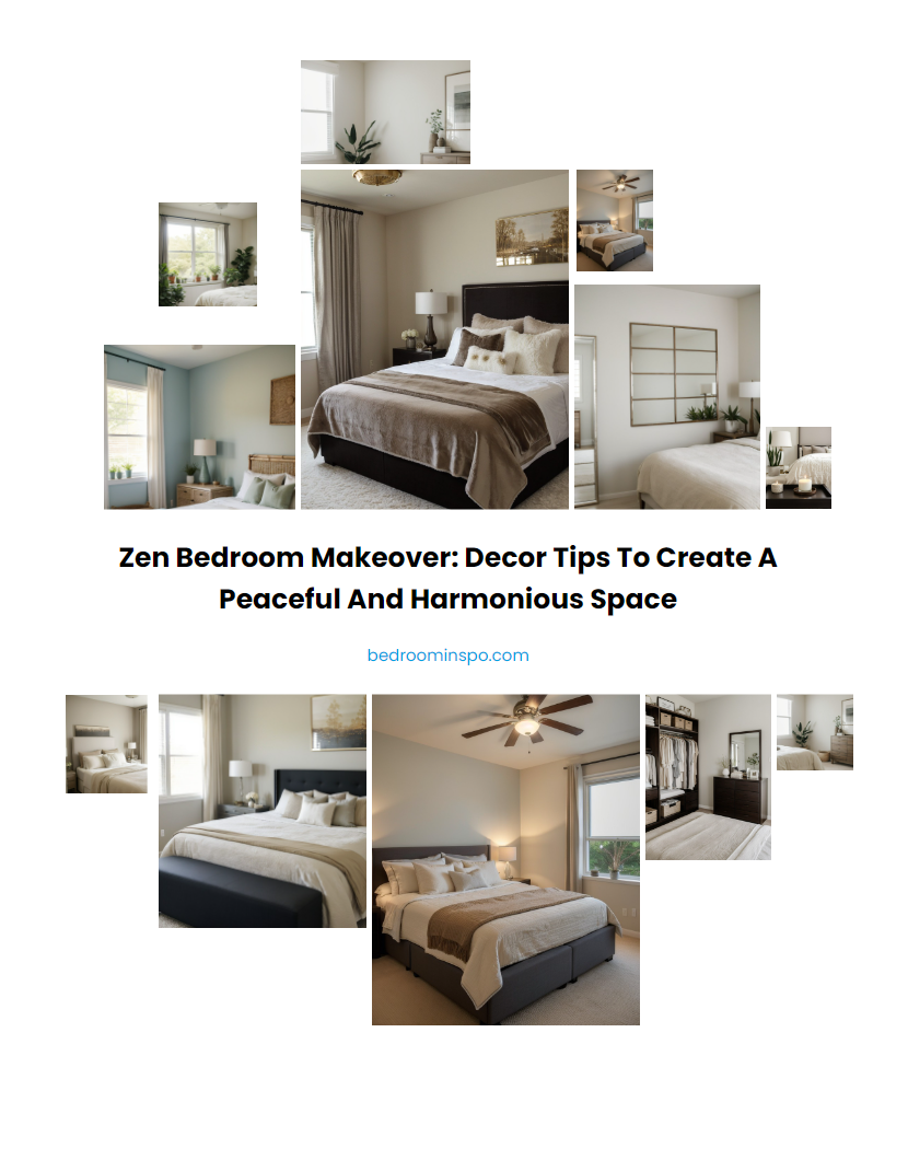 Zen Bedroom Makeover: Decor Tips to Create a Peaceful and Harmonious Space