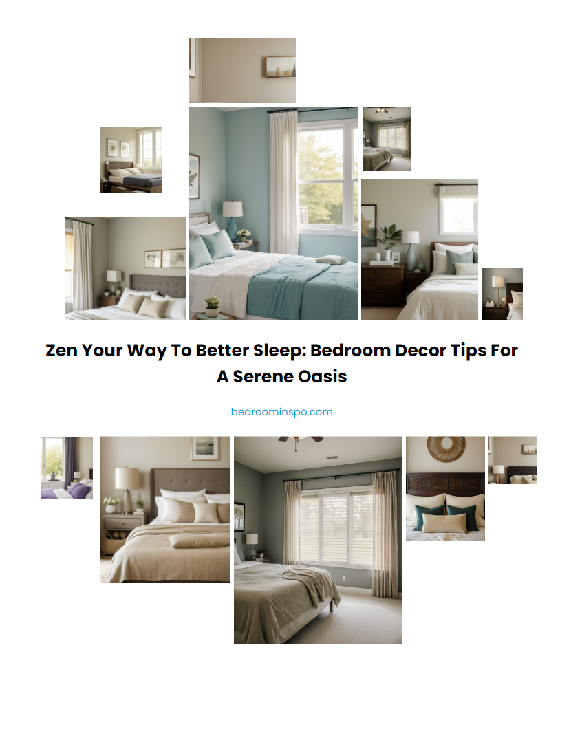 Zen Your Way to Better Sleep: Bedroom Decor Tips for a Serene Oasis